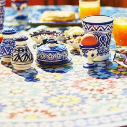 Mosaic living room table