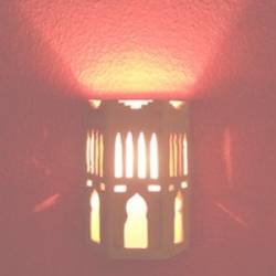 sconces made of terracotta