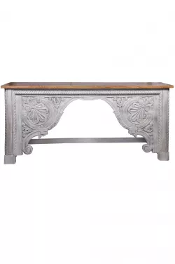 Oriental wood console sideboard Galib 190cm