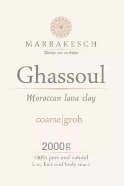 Ghassoul Lava Clay Granules 2000g