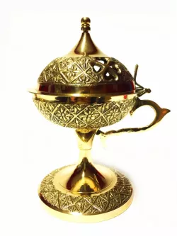 Oriental Brass incense burner Hilal