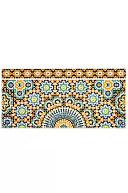 Moroccan Tile border Damaskus - Pattern 4 - 1 piece