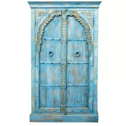 Oriental carved cabinet Baya - 160cm