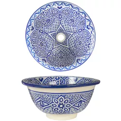 Moroccan ceramic basin marrakesch 009 - 40cm