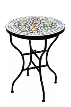 Moroccan Mosaic table Albaicin Multicolor ø 60cm