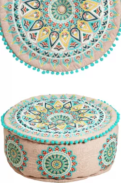 Arabic seat pouf Badar -2-