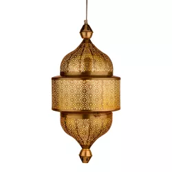 Oriental decorative pendant light hanging lamp lamp Ihdaa gold