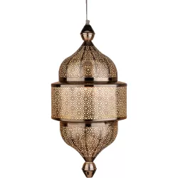 Oriental decorative pendant light hanging lamp lamp Ihdaa silver
