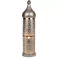 Oriental decorative floor lamp Floor lamp Lamp Insaf silver