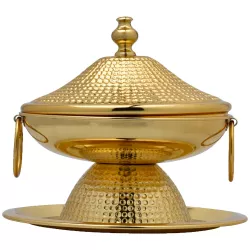Oriental decoration sugar bowl table decoration box bonbonnière Kahina Gold