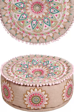 Arabic seat pouf Badar -1-