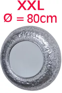 MAADES Design Mirror Wall Mirror Valentine - silver colored