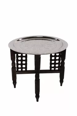 Oriental Table Mehdia - Silver, 60cm