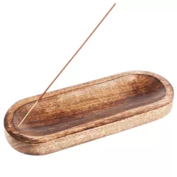 Wooden Incense Holder Bowl Tahir