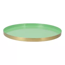 Serving Tray Tray Candle Plate Decoration Modern Marrakech Mint green 40cm