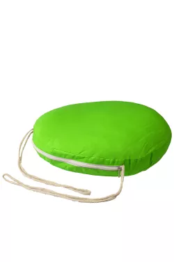 Mediterranean chair cushions seat cushion Alejandro round Green- 45 cm